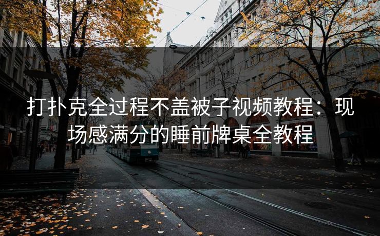 打扑克全过程不盖被子视频教程：现场感满分的睡前牌桌全教程
